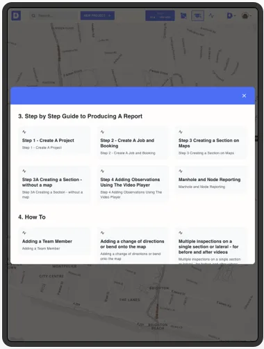 picture of the drainify app